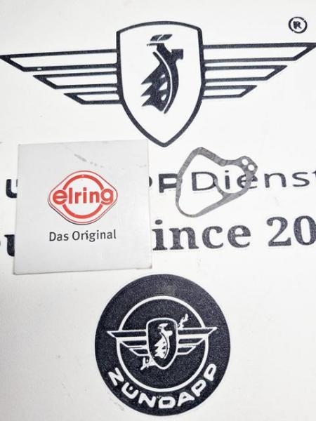 Zündapp Vergaserdeckel Dichtung für Mikuni VM 13 Vergaser von " Elring - das Original "